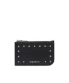 Alexander Mcqueen Zip Wallet In Black