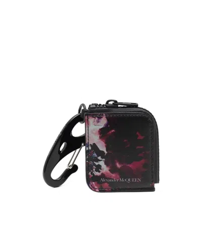 Alexander Mcqueen Zip Wallet In Black