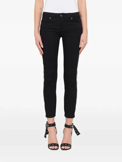 Alexander Mcqueen Zip-detail Jeans In Black