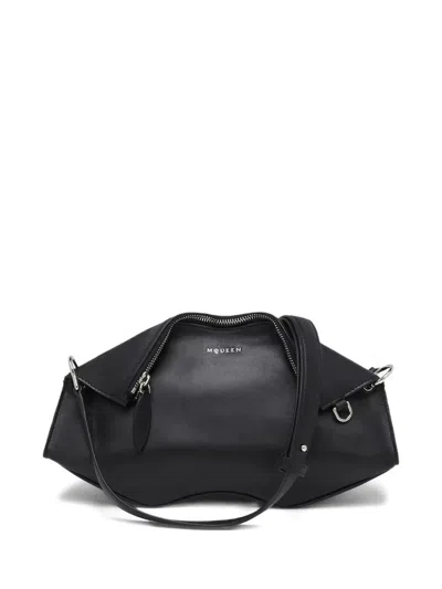 Alexander Mcqueen Zipped Clutch In Black