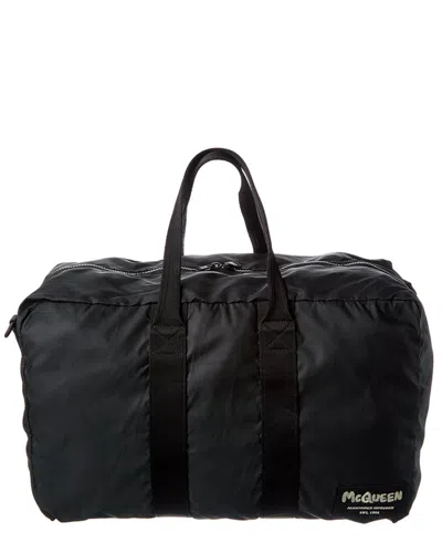 Alexander Mcqueen Zipped Tote In Black