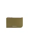 Alexander Mcqueen Sling Card Holder In Green