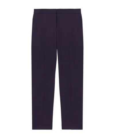 Alexander Mcqueen Zippered Casual Pants In Purple