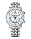 Alexander Men's Journeyman 2 Silver-tone Stainless Steel , Silver-tone Dial , 40mm Round Watch
