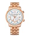 Alexander Men's Journeyman 2 Rose-gold Stainless Steel , Silver-tone Dial , 40mm Round Watch