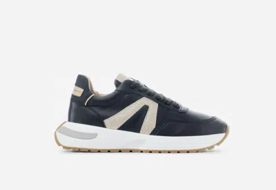 Alexander Smith - Art.hyde Woman Black Gold Sneakers (8862) S1d62bgd