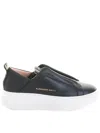 Alexander Smith 40mm Wembley Slip-on Platform Sneakers In Black