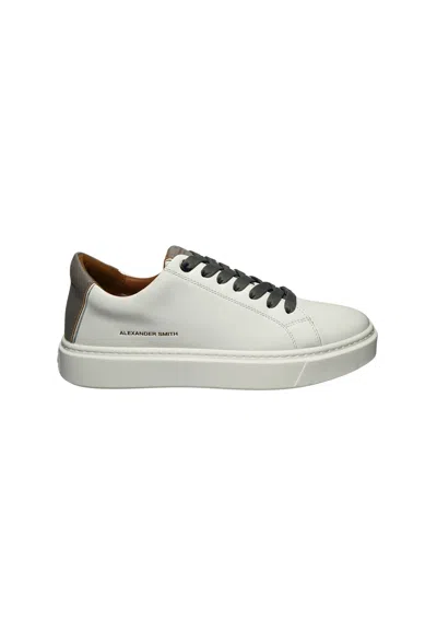 Alexander Smith Albbldm-9010-wly  Men's White Leather