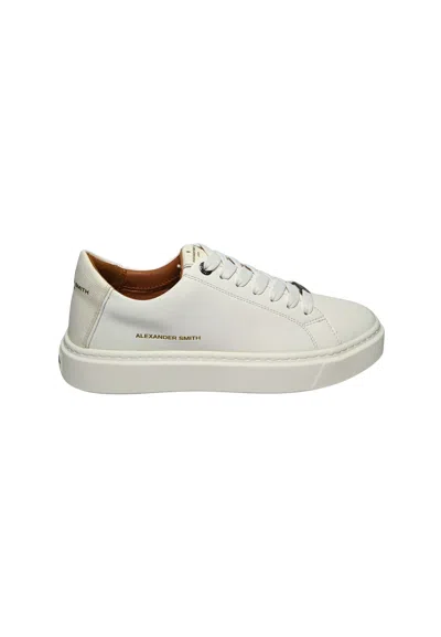 Alexander Smith Albbldm-9064-twt  Men's White Leather