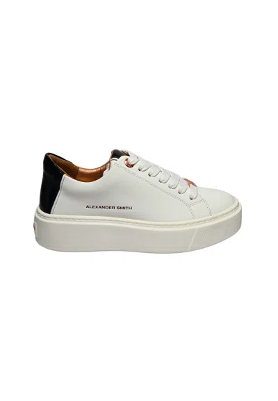 ALEXANDER SMITH ALBBLHW-8402-WBK ALEXANDER SMITH WOMEN'S WHITE LEATHER