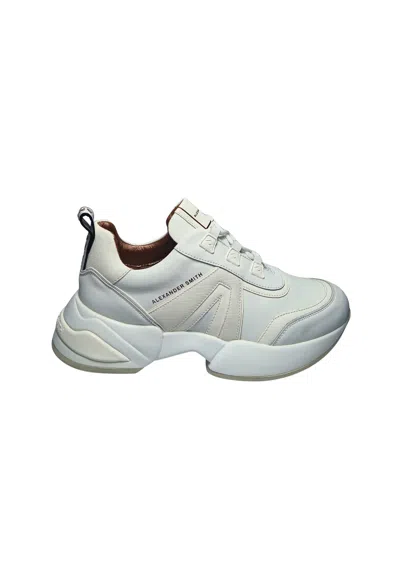Alexander Smith Asbbmbw-1008-twt  Women's White Leather