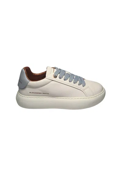 Alexander Smith Asbbsow-3563-wpy  Women's White Leather In Multi