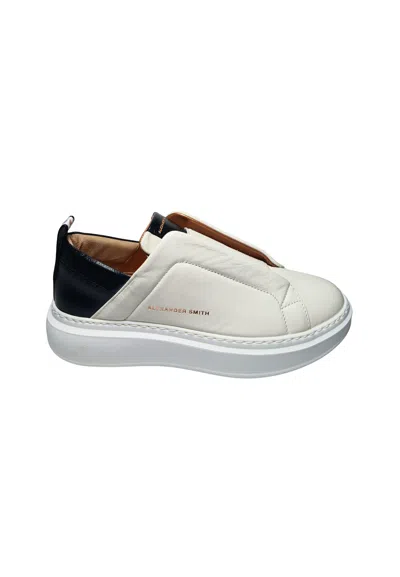 Alexander Smith Asbbwlw-0601-wbk  Women's White Leather In Metallic