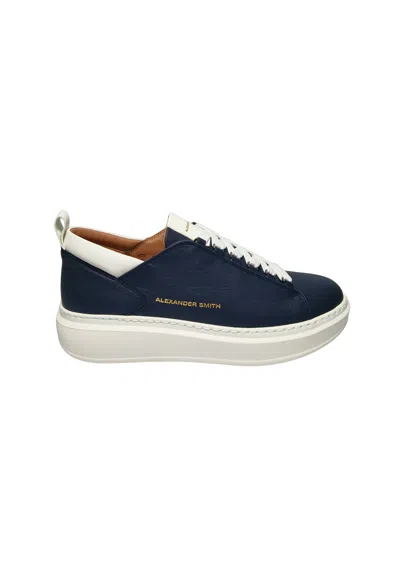 Alexander Smith Asbbwym-2263-lwt  Man Blue Leather In Multi