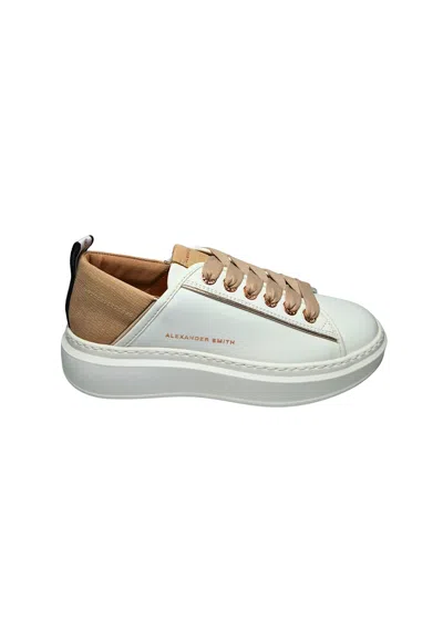Alexander Smith Asbbwyw-0017-wcm  Women's White Leather