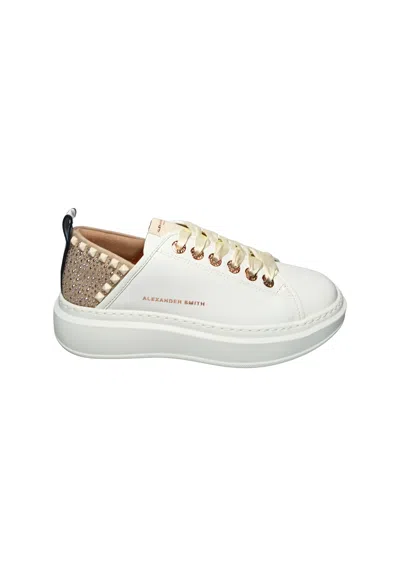 Alexander Smith Asbbwyw-0516-wcr  Women's White Leather