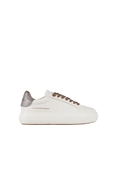 Alexander Smith Asbcsow-3567-wbz  Women's White Leather