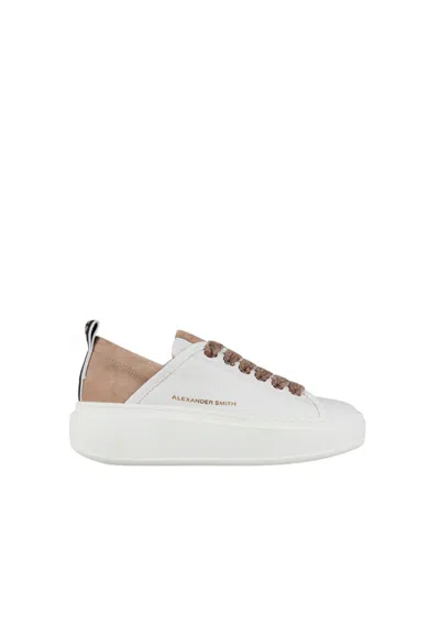 Alexander Smith Asbcwhw-0523-wcm  Women's White Leather