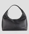 Alexander Smith Chloe Logo-lettering Shoulder Bag In Black