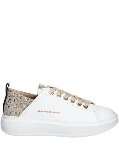 Alexander Smith Sneakers Mit Kristallen In White
