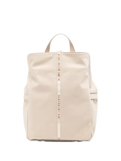 Alexander Smith Daisy Logo-detail Backpack In Neutral