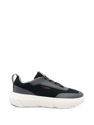Alexander Smith Eclipse Logo-print Panelled Sneakers In Black