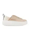 Alexander Smith Ecowembley Sneakers In Beige Vegetable Leather In White