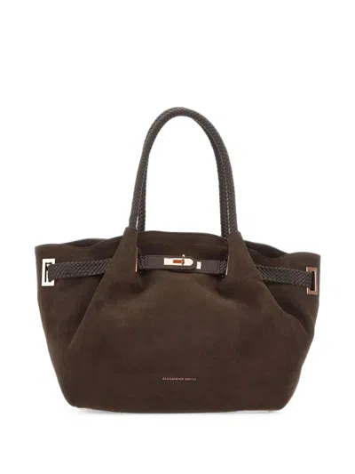 Alexander Smith L Brooke Woven-insert Tote Bag In Brown