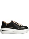 Alexander Smith Lancaster Platform Lace-up Sneakers In Black