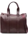 Alexander Smith Large Jane Leather Tote Bag In Burgundy