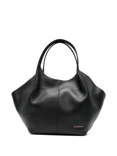 Alexander Smith Large Rachel Leather Tote Bag In Black