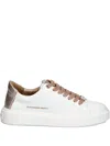 Alexander Smith Leather Lace-up Sneakers In White