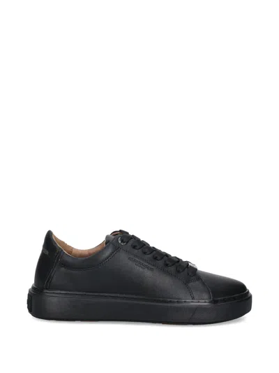 Alexander Smith London Lace-up Sneakers In Black