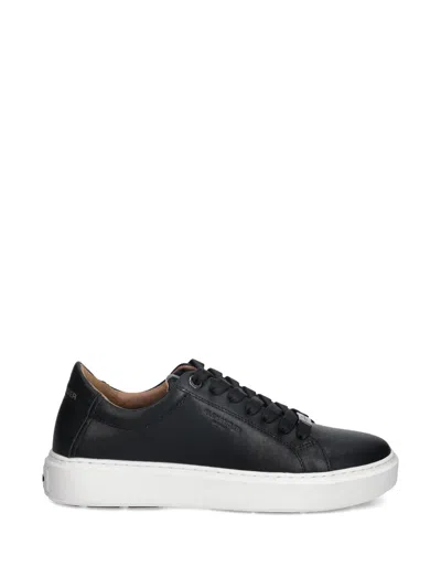 Alexander Smith London Lace-up Sneakers In Black
