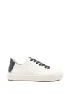 Alexander Smith London Woven Panel Sneakers In Multi