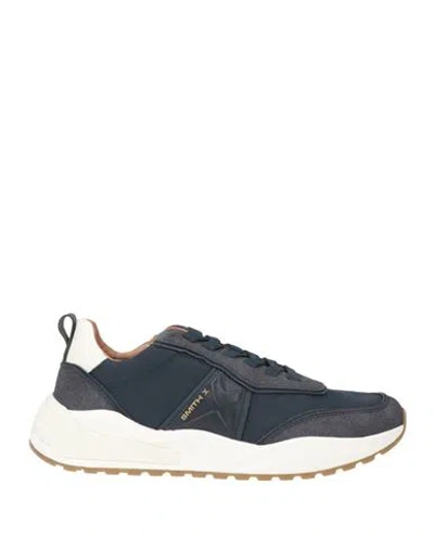 Alexander Smith Man Sneakers Midnight Blue Size 7 Synthetic Material