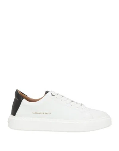 Alexander Smith Man Sneakers White Size 11 Synthetic Material