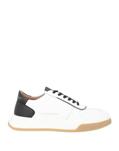 Alexander Smith Man Sneakers White Size 9 Leather