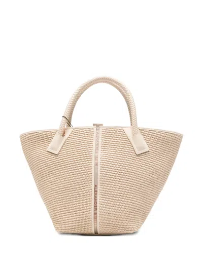 Alexander Smith Medium Lauren Tote Bag In Neutral