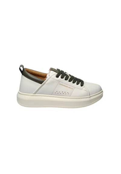 ALEXANDER SMITH MEN'S SHOES ALEXANDER SMITH ECO-WEMBLEY MAN-WHITE MILITARY