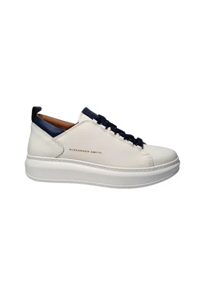 Alexander Smith Men's Shoes  Wembley Man-white Blue