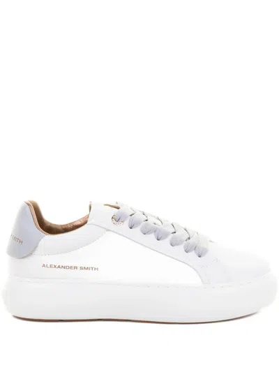 Alexander Smith Platform-sole Leather Sneakers In Multi