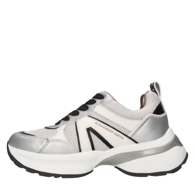 Alexander Smith Sneakers In Argento Metallici E Grigi