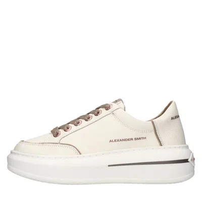 Alexander Smith Sneakers In Bianco Neutri