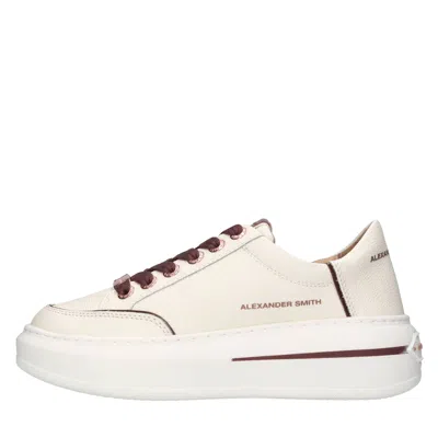 Alexander Smith Sneakers In Bianco Neutri