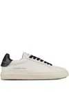 Alexander Smith Soho Leather Round-toe Snakers In White