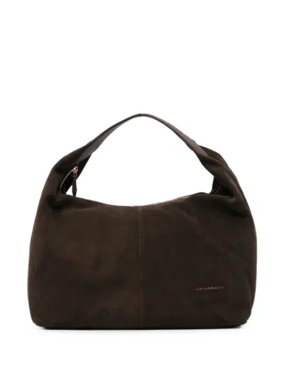 Alexander Smith Suede Tote Bag In White