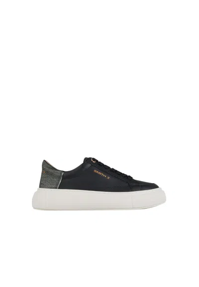 Alexander Smith Sxbcprw-7604-blk  Women's Leather Black In Gray