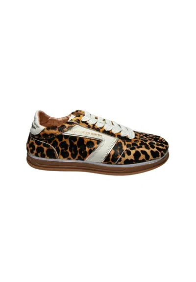 Alexander Smith Tmw_9565_mao  Women's Multicolored Leather In Animal Print
