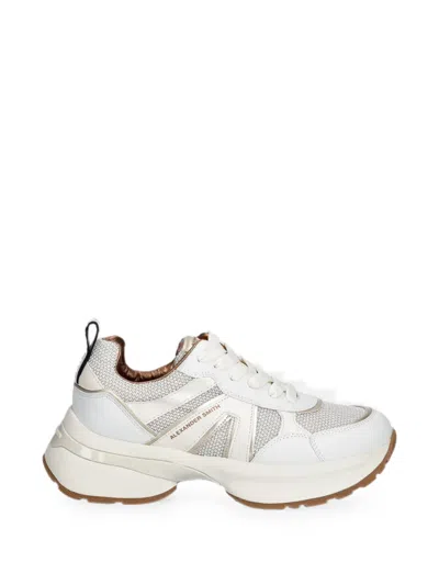 Alexander Smith Victoria Chunky-sole Panelled Sneakers In White
